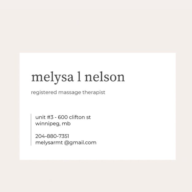 Melysa L Nelson, RMT